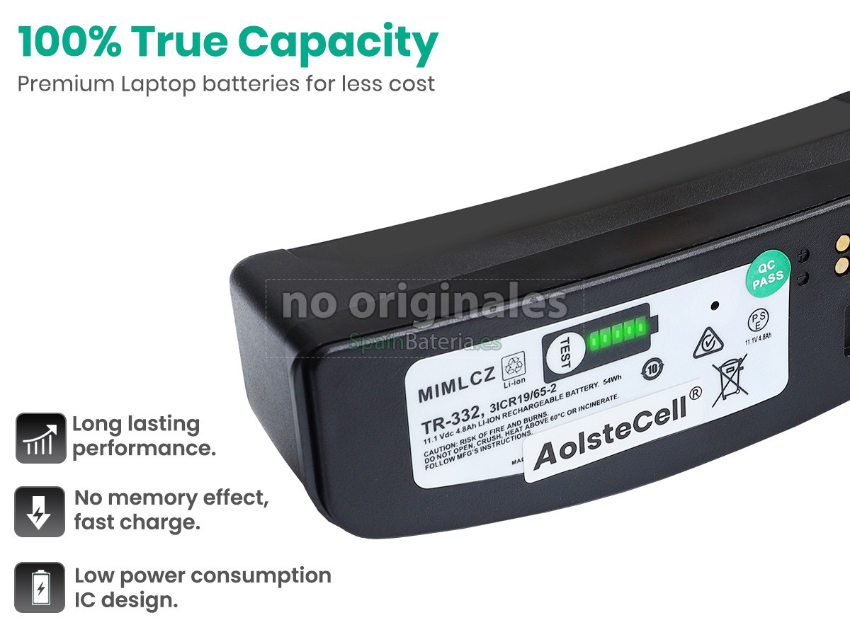 Batería para 3M TR-332