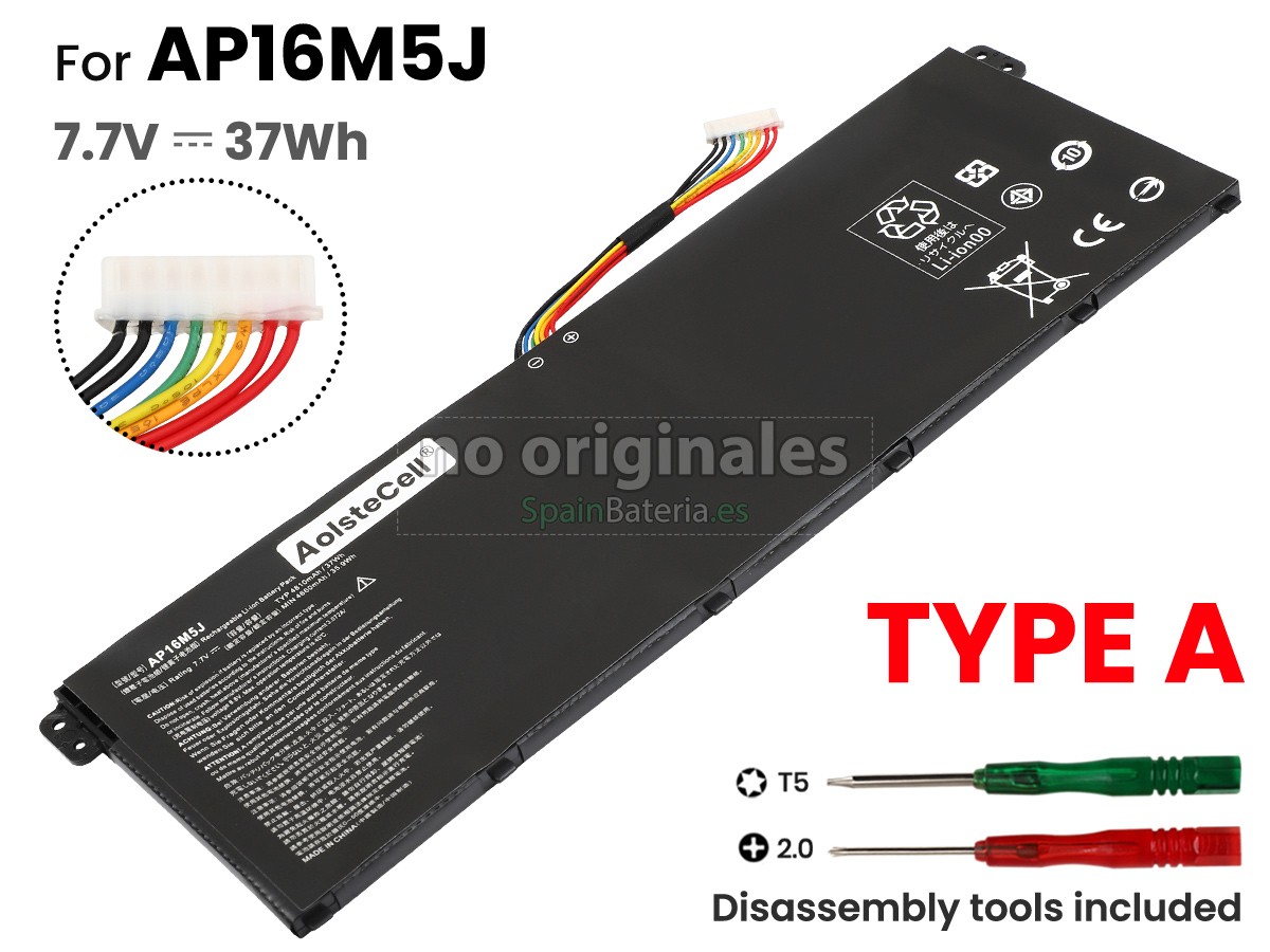 Batteria Sostitutiva Per Acer BAT-A11, Li-Ion 3.8V 2000mAh/7.6Wh