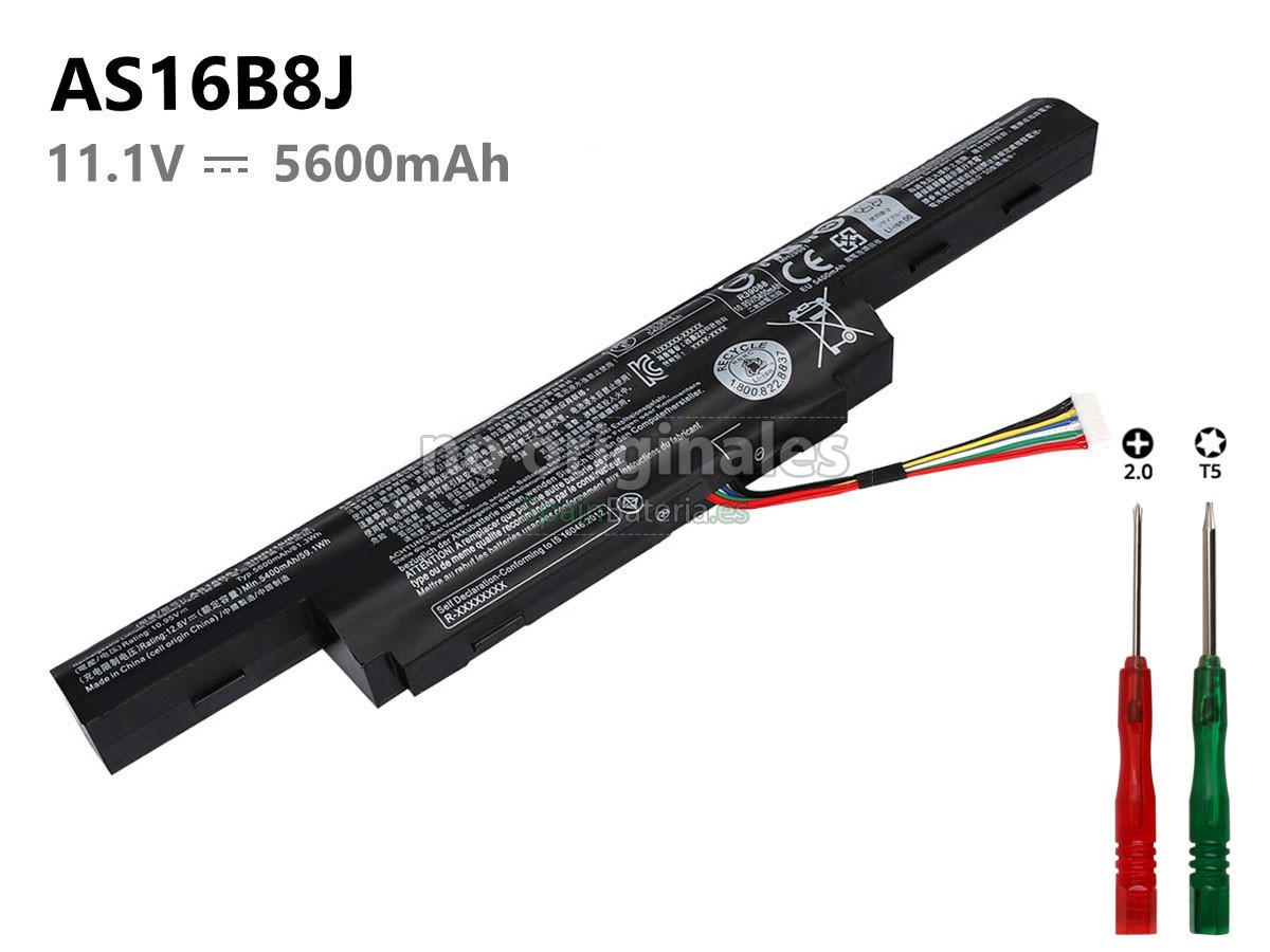 Batería para Acer Aspire F5-573G-74UR