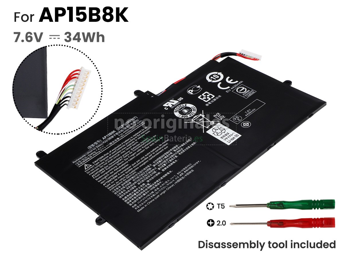 Batería para Acer Aspire SWITCH 11V SW5-173-63NV