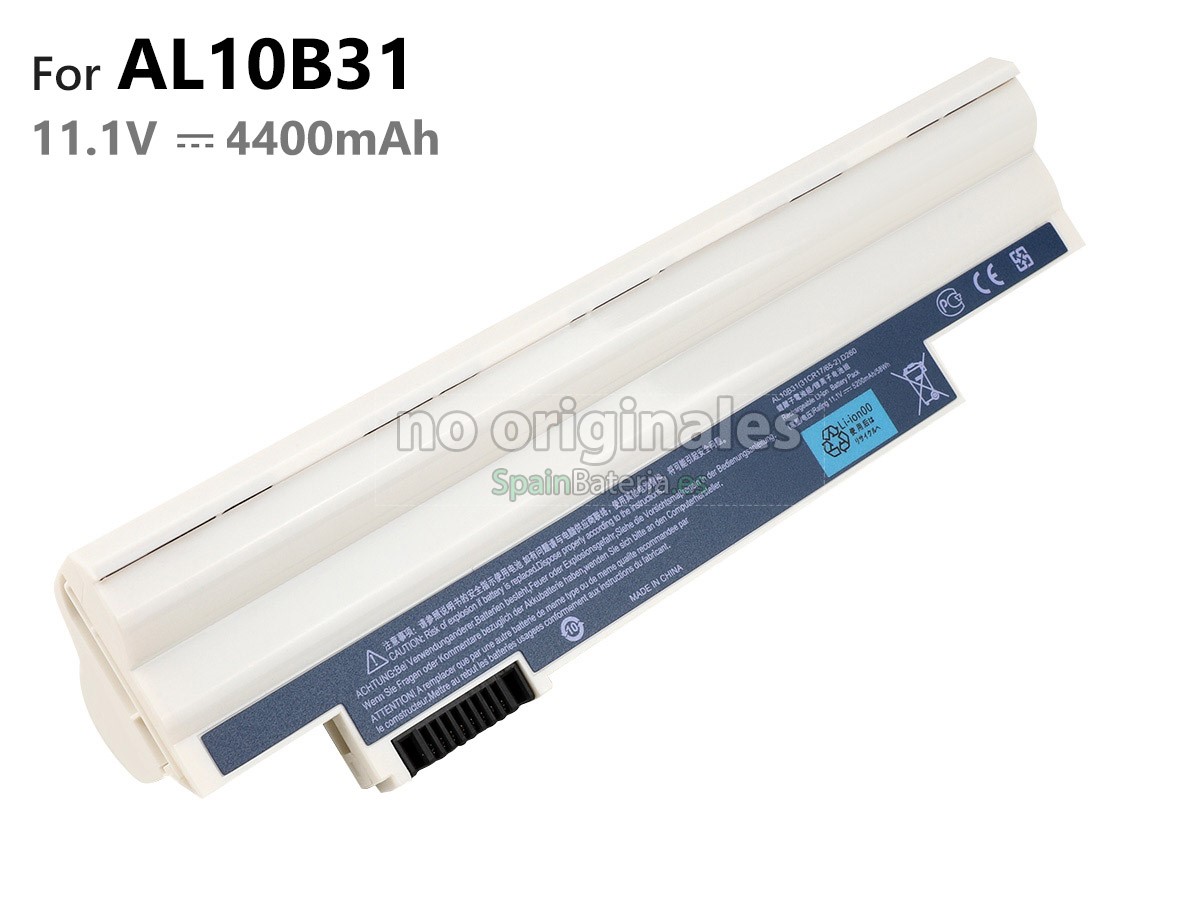 Vhbw Batteria Compatibile Per Acer Aspire One D210/D250/ZG5 - 4400 MAh, 11.1V, Ioni Di Litio - Sostituisce UM08A31, UM08A72 E Altri