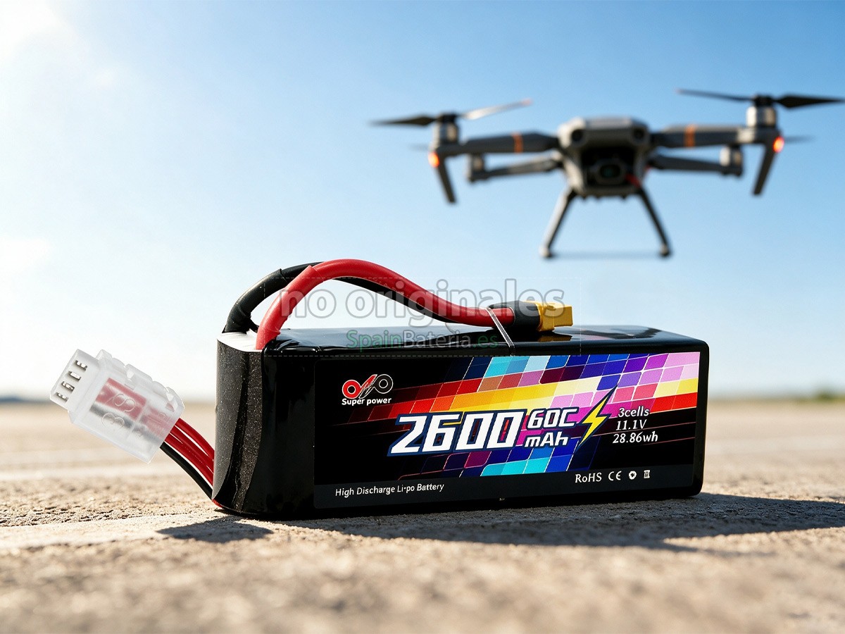 Batería para Vuelo inteligente AolsteCell 11.1V 2600MAH 60C XT60