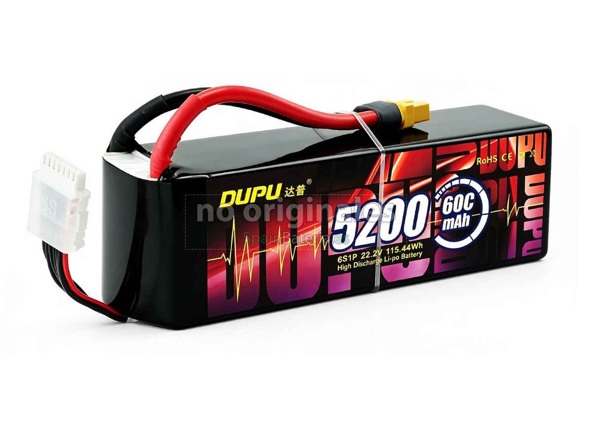 Batería para Vuelo inteligente AolsteCell 22.2V 5200MAH 60C XT60 JST-XH 7P