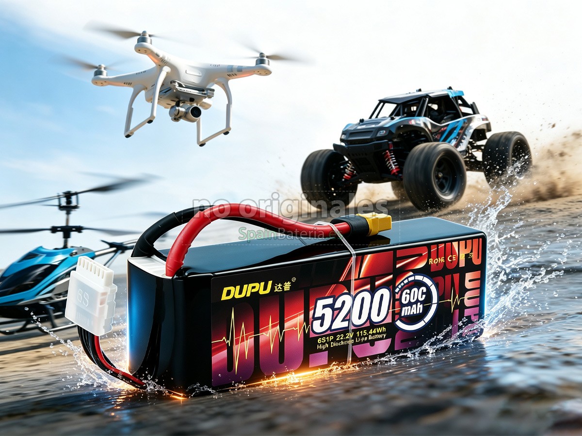 Batería para Vuelo inteligente AolsteCell 22.2V 5200MAH 60C XT60 JST-XH 7P