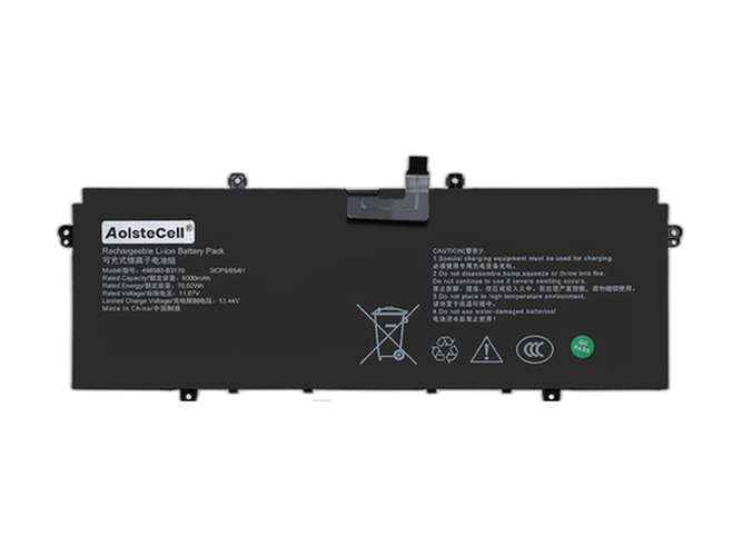 Batería de reemplazo AolsteCell 498580-B3170