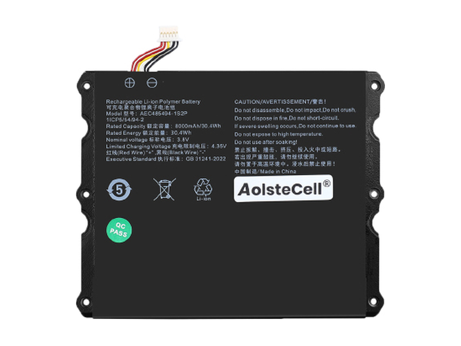 Batería de reemplazo AolsteCell AEC485494-1S2P