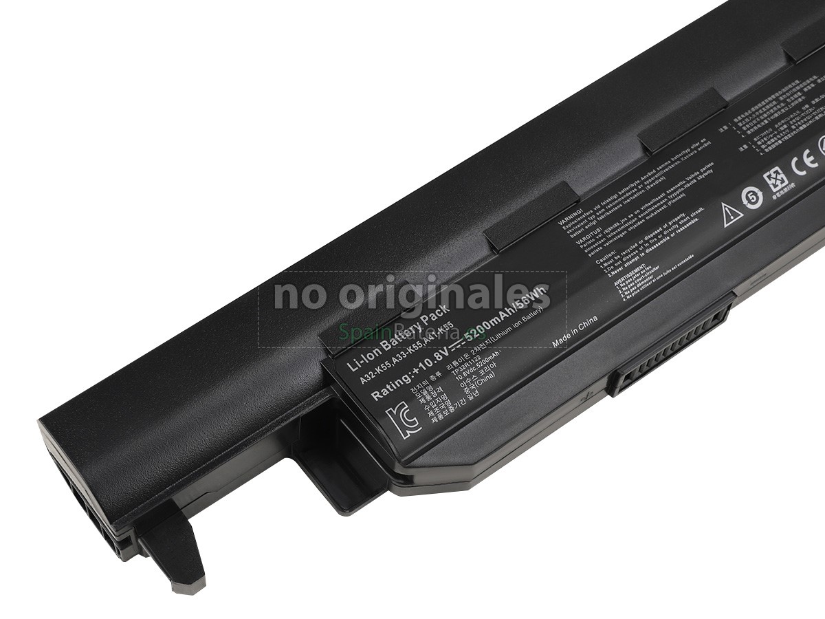 thumbnail image 2 of High-Capacity 5200mAh Replacement Battery For ASUS A32-K55, A41-K55, Q500A, X55 Series – 6-Cell, Li-Ion 2 of 6
