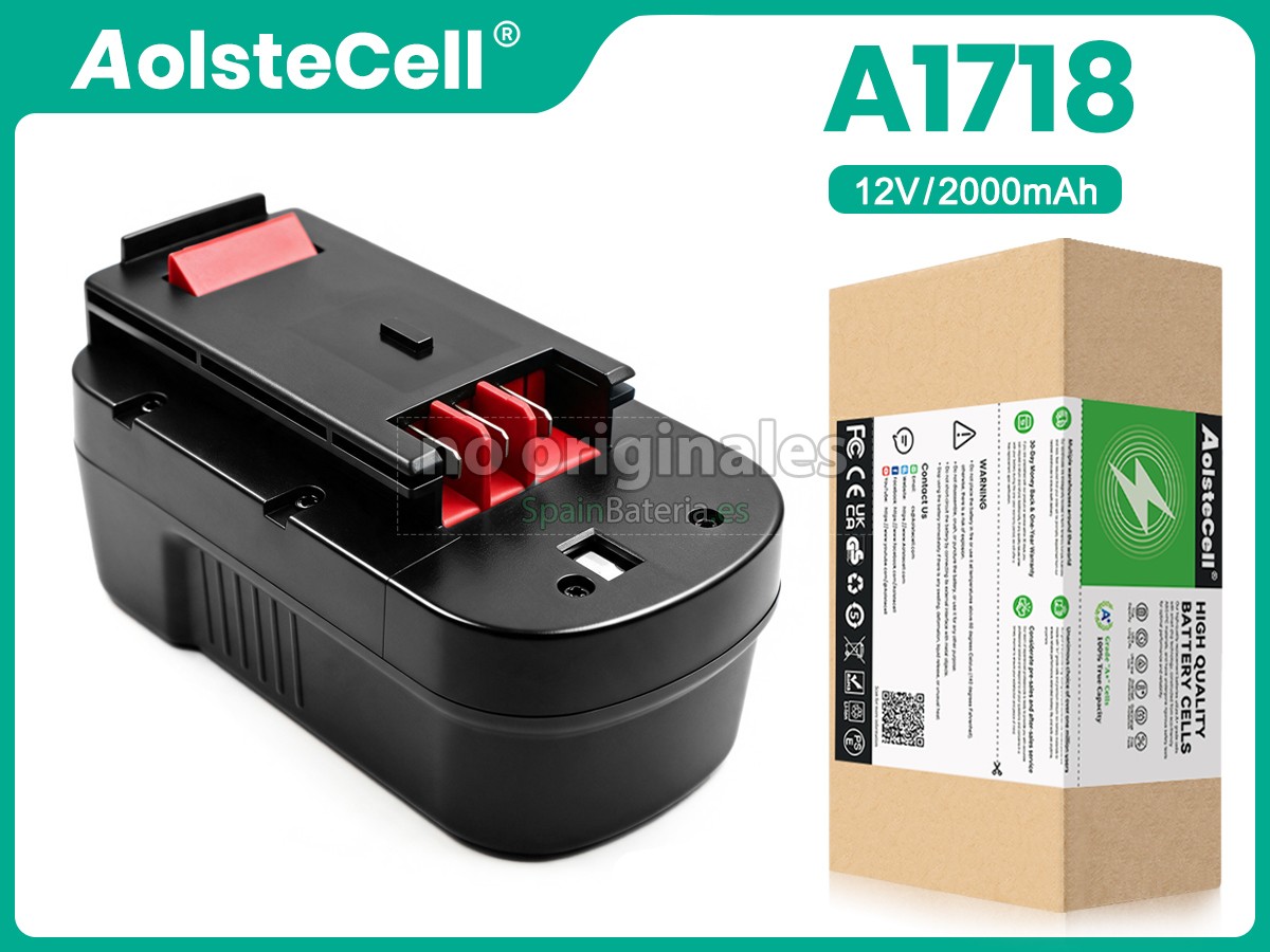 Batería para Herramienta Eléctrica Black Decker A1718