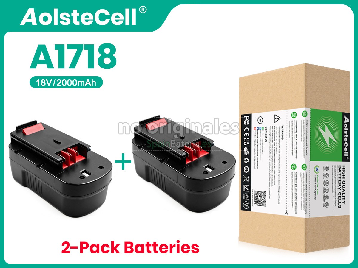Batería para Herramienta Eléctrica Black Decker A1718