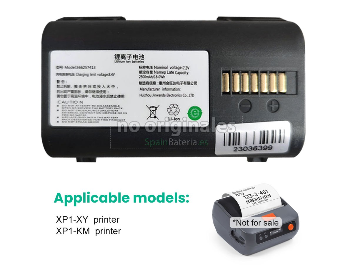 Batería para Cainiao XP1-KM PRINTER