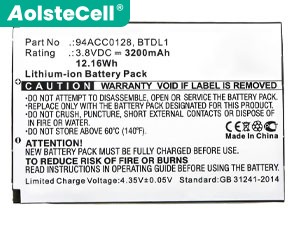 Batería de reemplazo Datalogic 94ACC0128