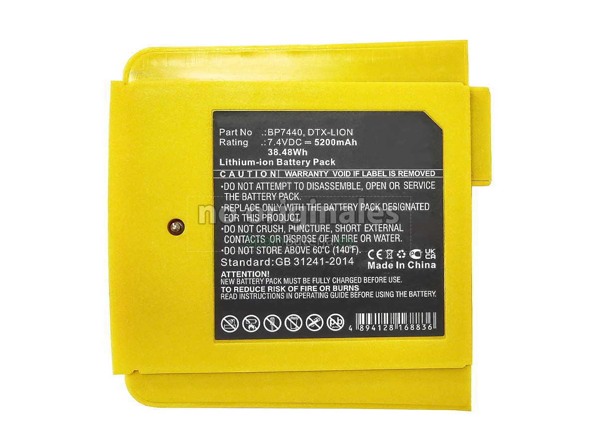 Batería para Instrumento de medición FLUKE DTX-1800-M