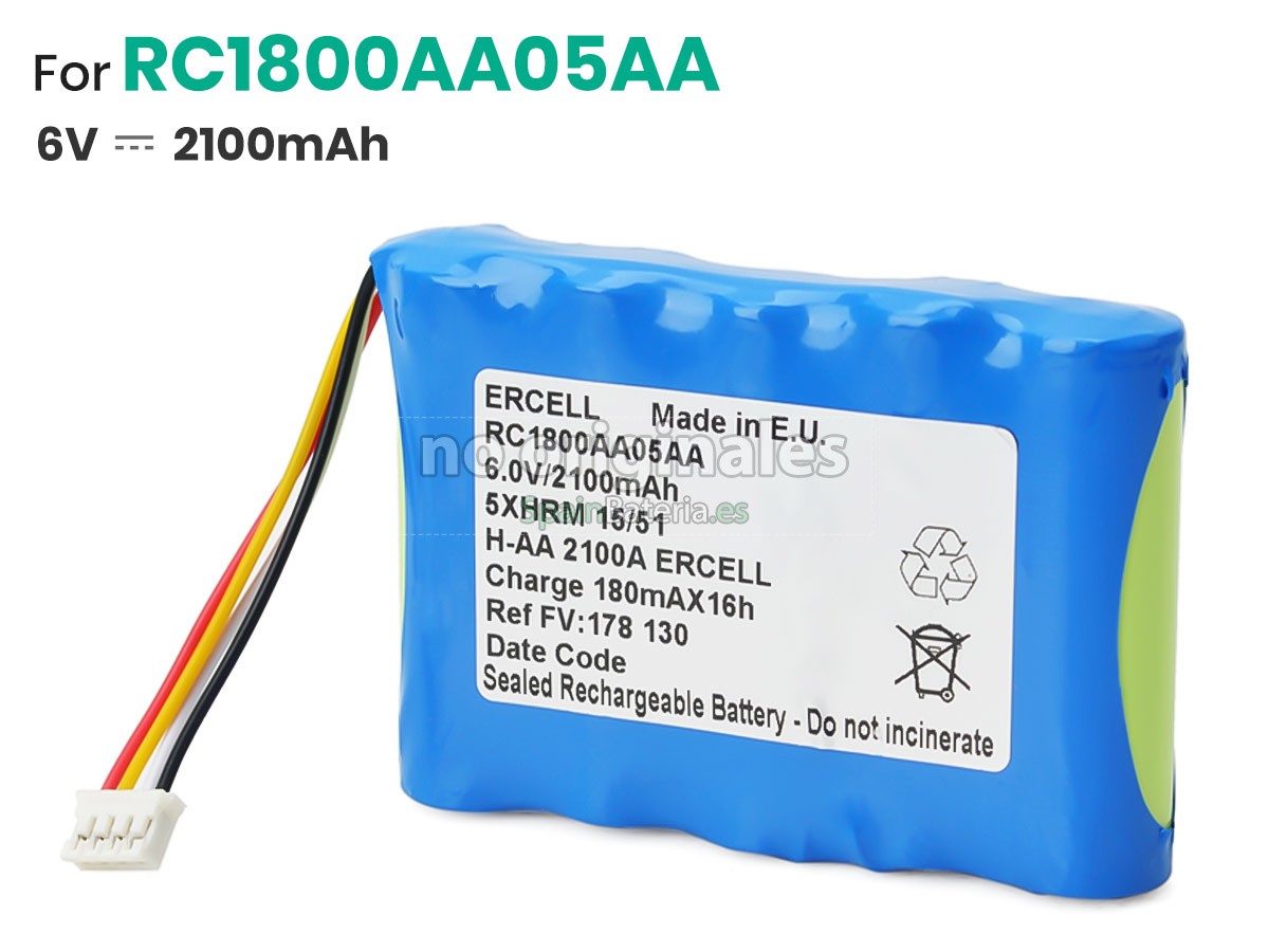 Batería para Fresenius RC1800AA05AA
