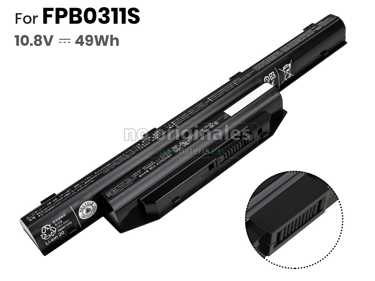 Batería para Fujitsu FMVNBP227A