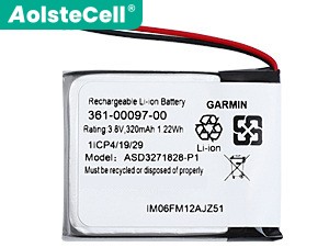 Batería de reemplazo Garmin 361-00097-00