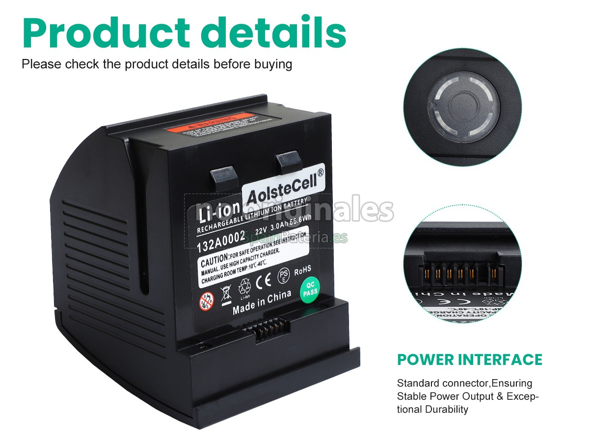 Batería para Gtech 103A022