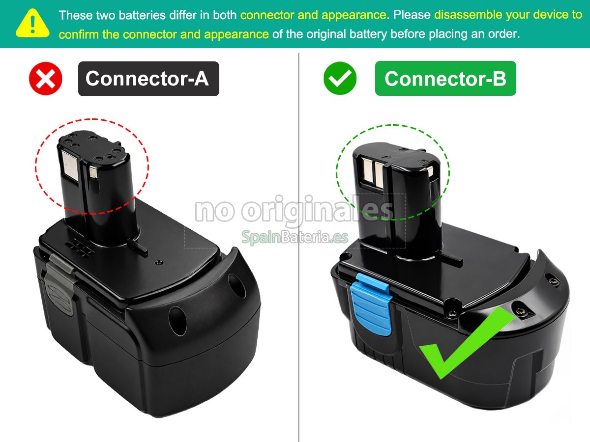 Batería para Hitachi DS18DVB2