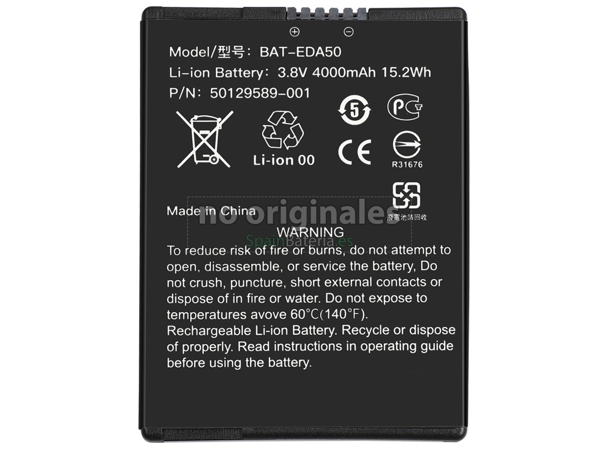 Batería para escáner de códigos de barras Honeywell EDA50HC