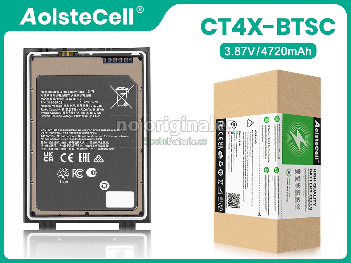 Batería para Honeywell CT4X-BTNA-001