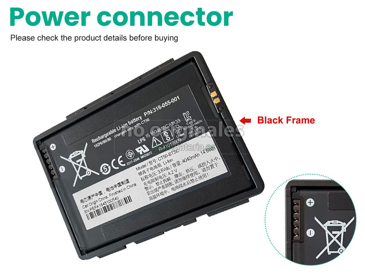 Batería para Honeywell 318-055-001