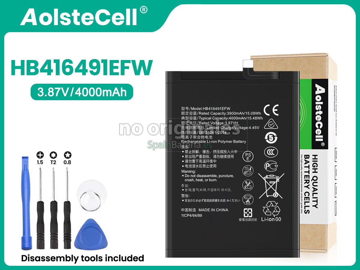 Batería para Honor HB416491EFW