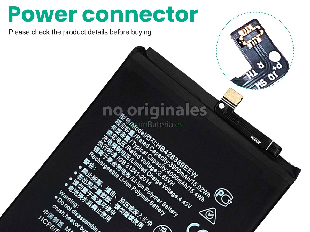 Batería para Honor HB426389EEW
