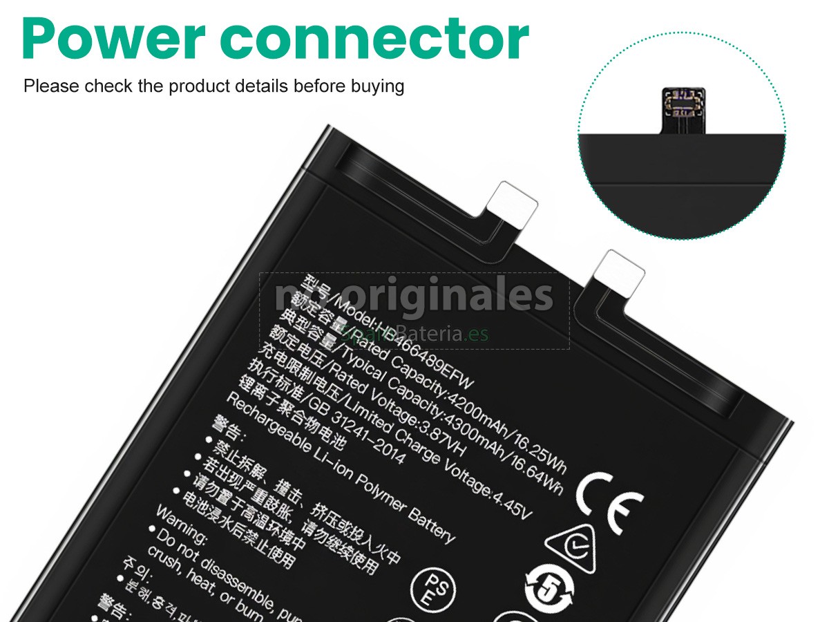 Batería para Honor X20