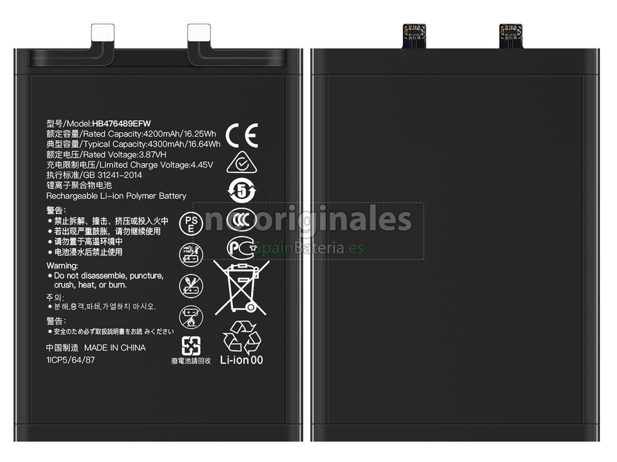 Batería para Honor HB476489EFW