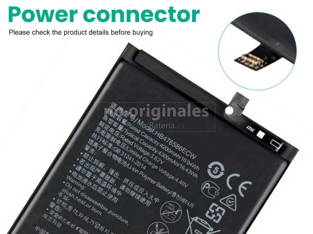 Batería para Honor HB476586ECW