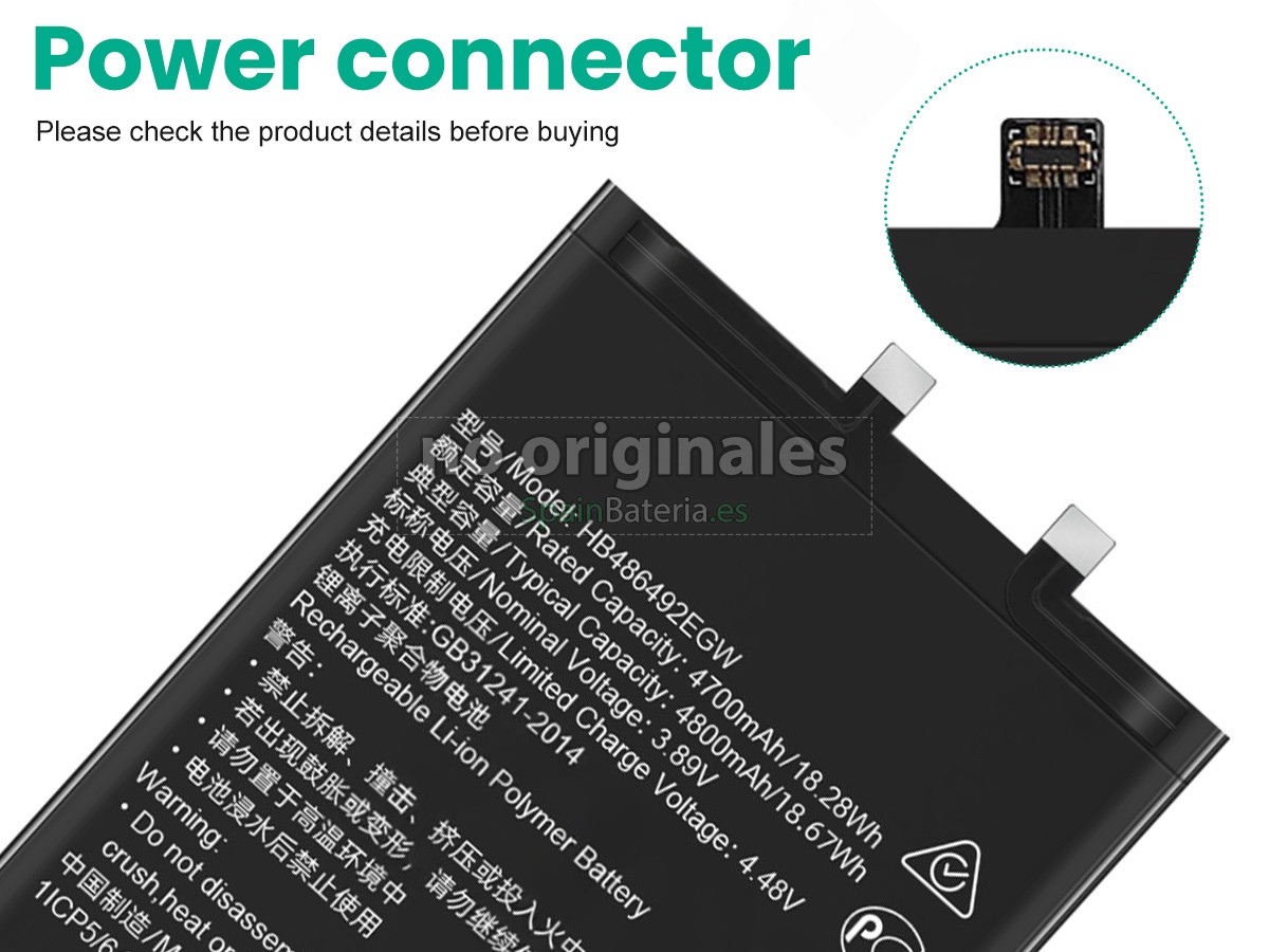 Batería para Honor 80 GT