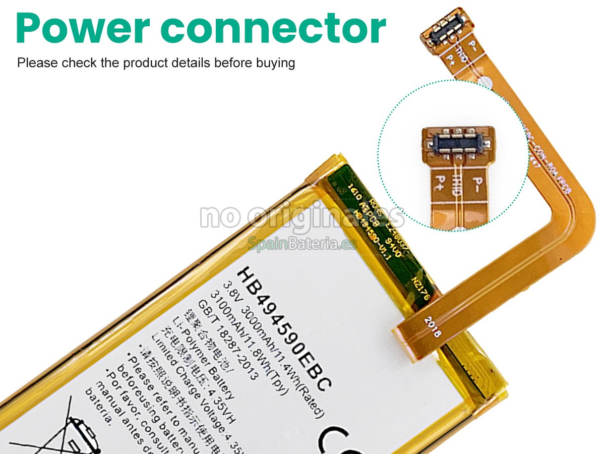 Batería para Honor HB494590EBC