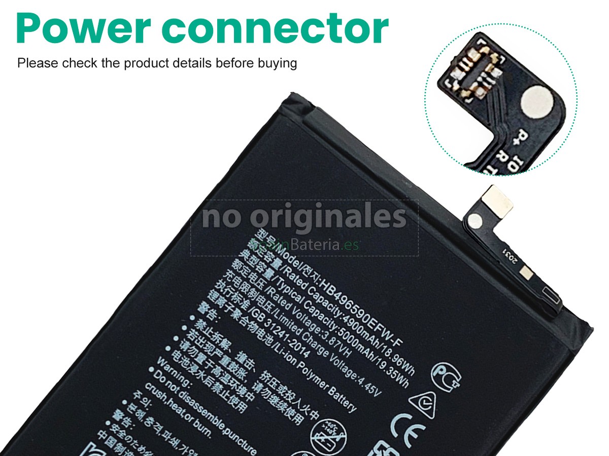 Batería para Honor HB496590EFW