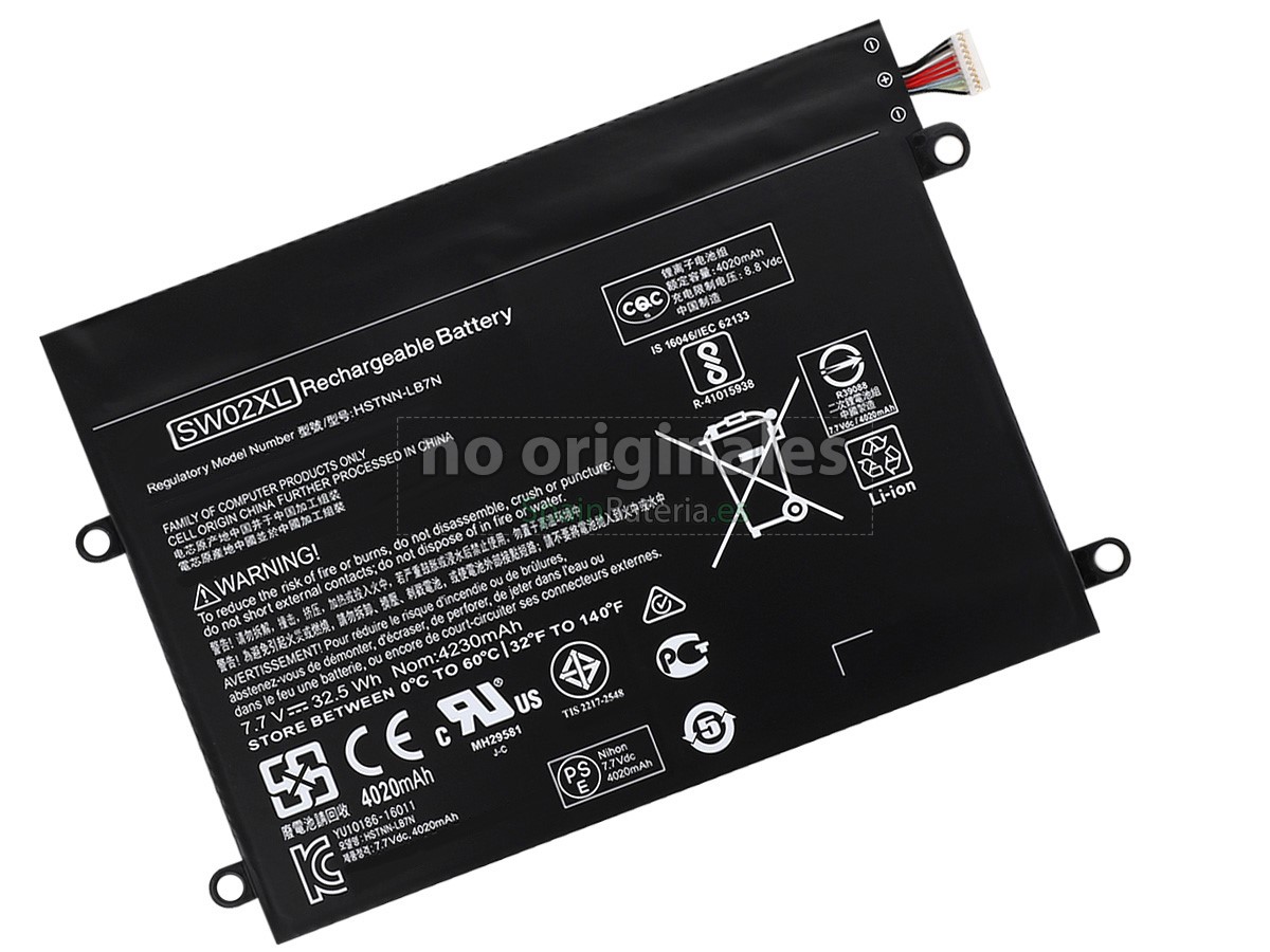 Batería para HP Notebook X2 10-P039TU