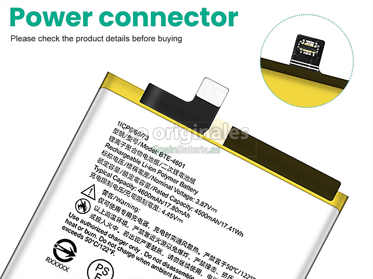 Batería para HTC BTE-4601