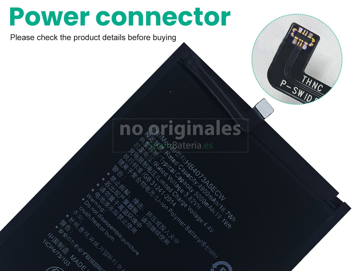 Batería para Huawei HB4073A5ECW
