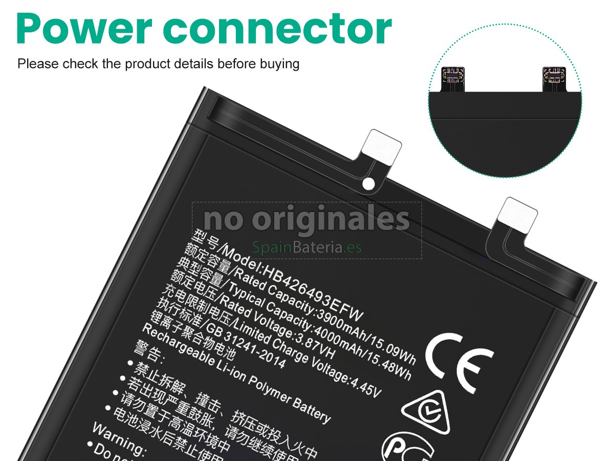 Batería para Huawei NOVA 9 SE