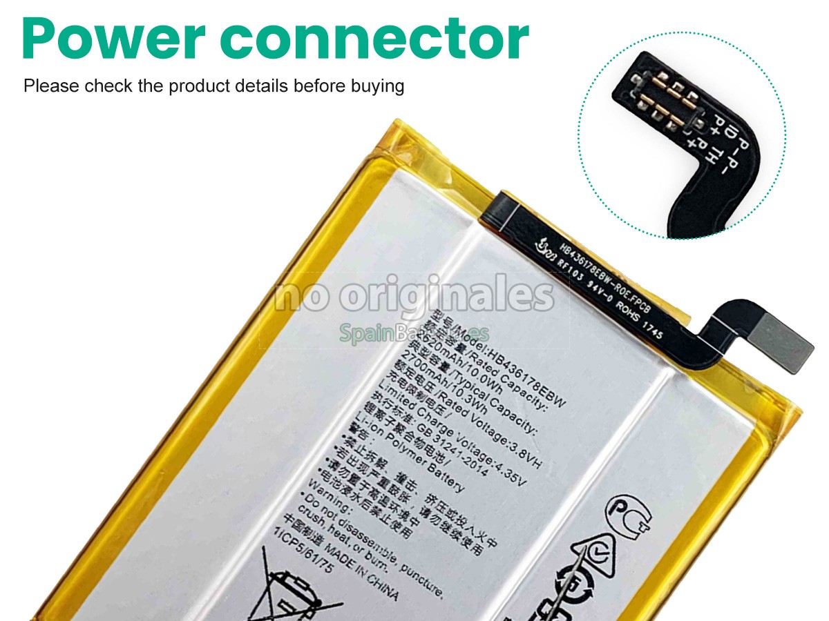 Batería para Huawei HB436178EBW