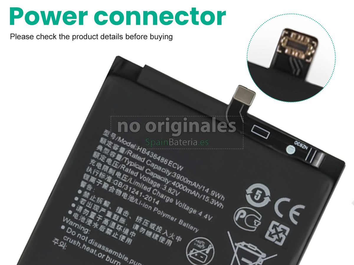 Batería para Huawei HONOR VIEW 20 V20 PCT-TL10