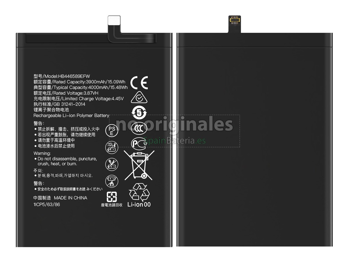 Batería para Huawei HB446589EFW