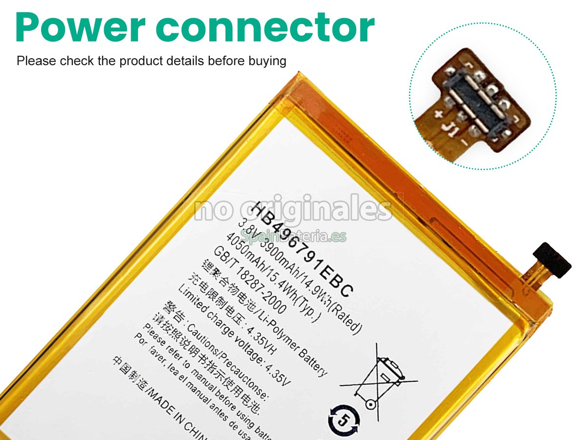 Batería para Huawei HB496791EBC