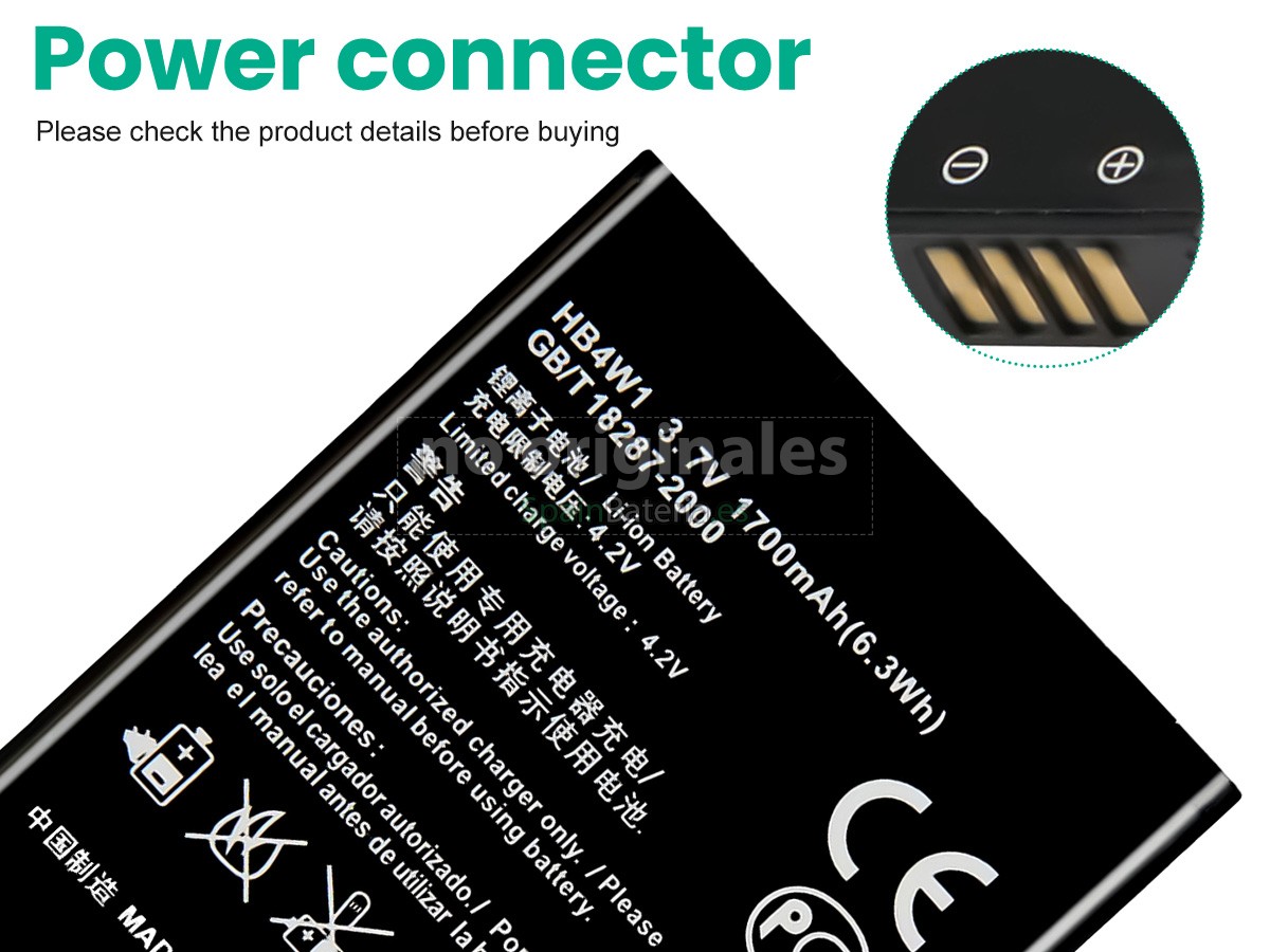 Batería para Huawei HB4W1