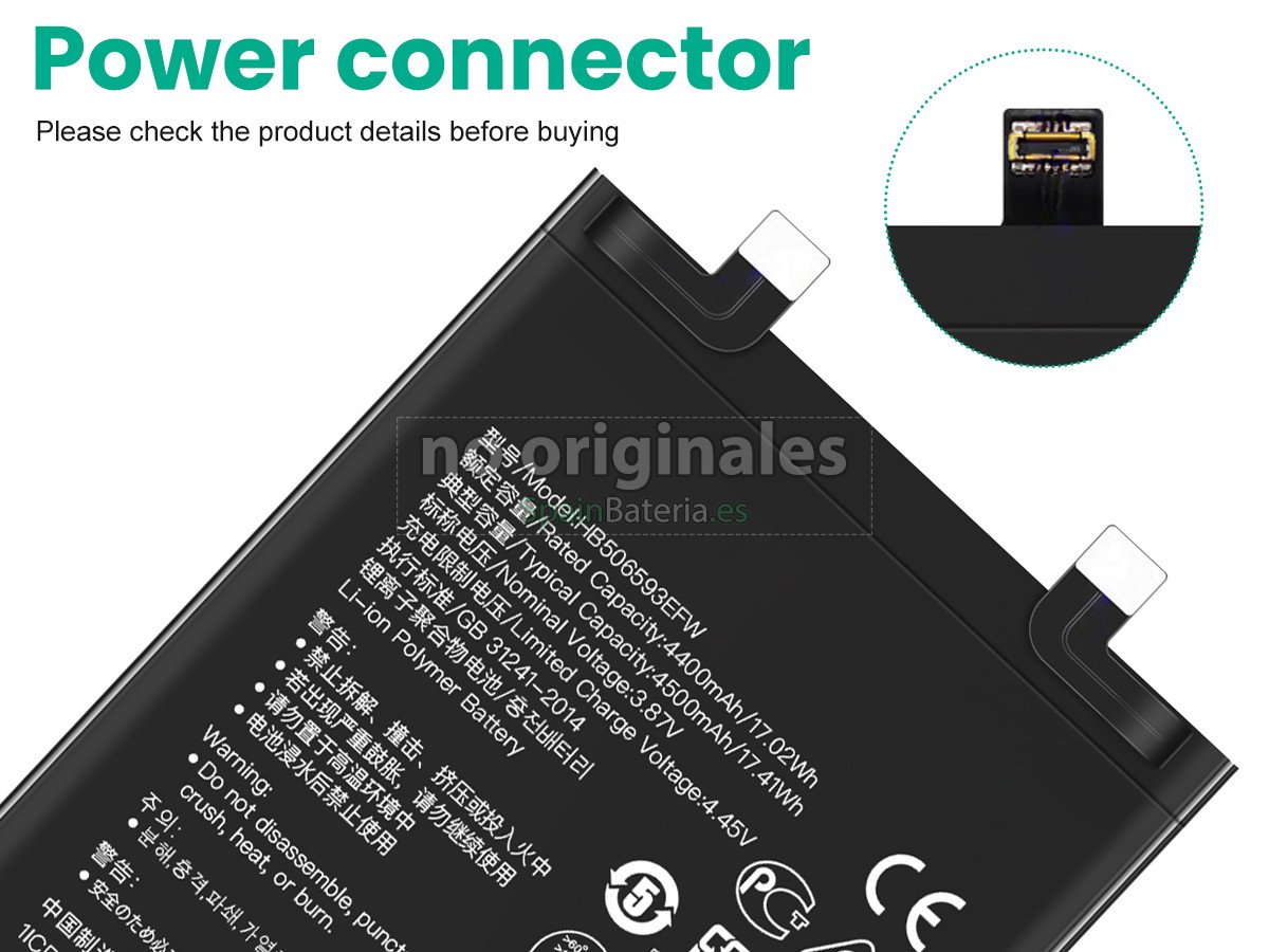 Batería para Huawei NOVA 10 PRO