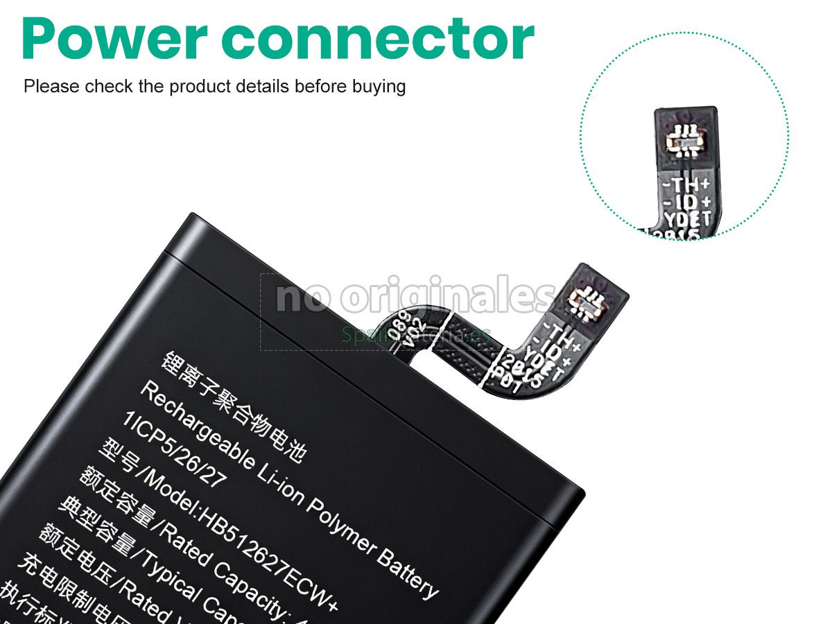 Batería para Huawei HB512627ECW+