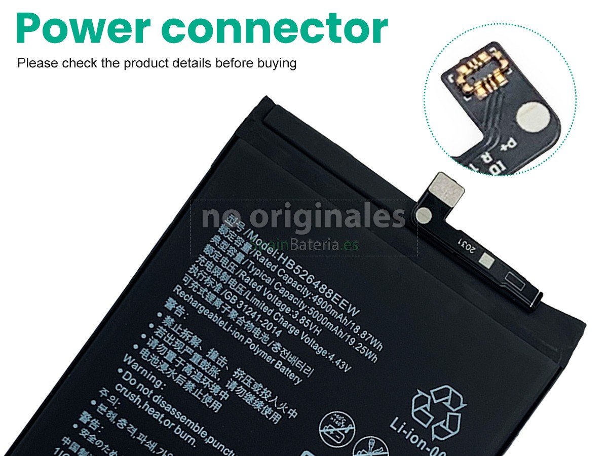 Batería para Huawei HB526488EEW
