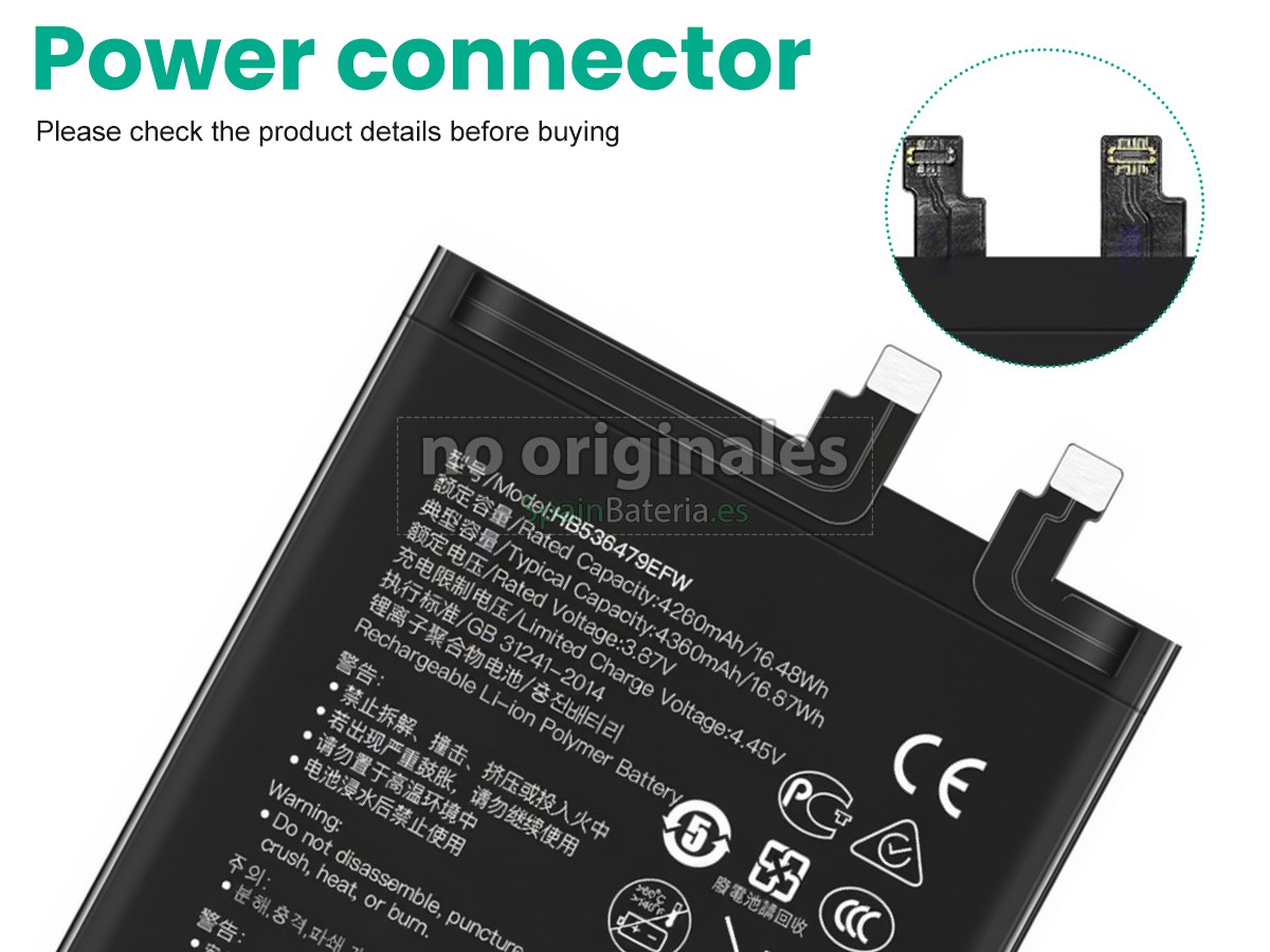 Batería para Huawei HB536479EFW