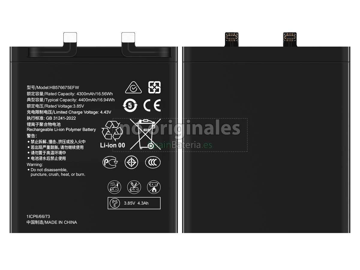 Batería para Huawei HB576675EFW