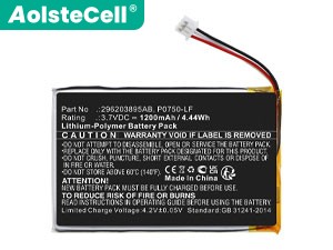 Batería de reemplazo Ingenico P0750-LF
