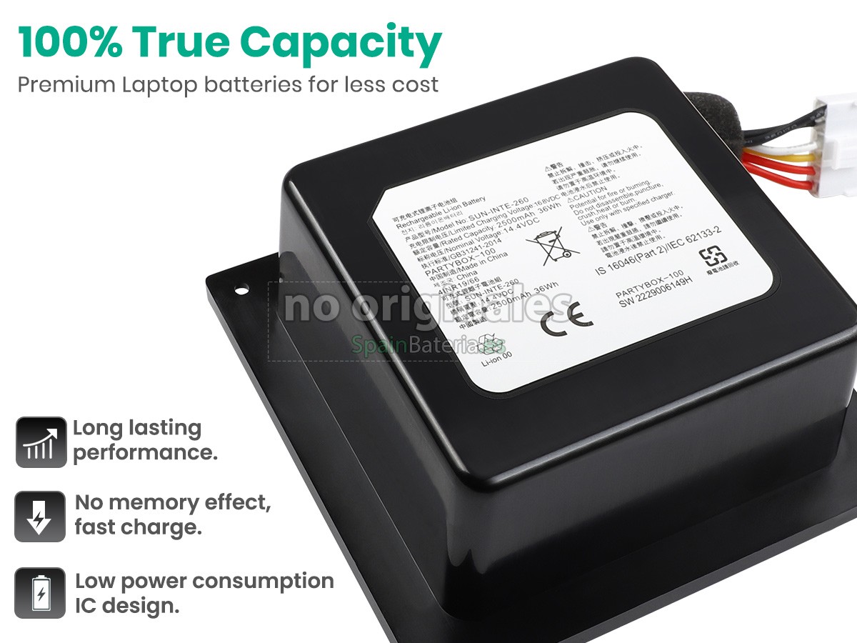 Batería para JBL SUN-INTE-260