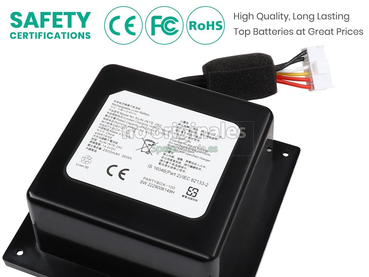 Batería para JBL SUN-INTE-260