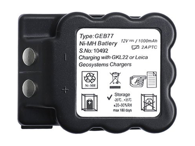 Batería de reemplazo para Instrumento de medición Leica GEB77